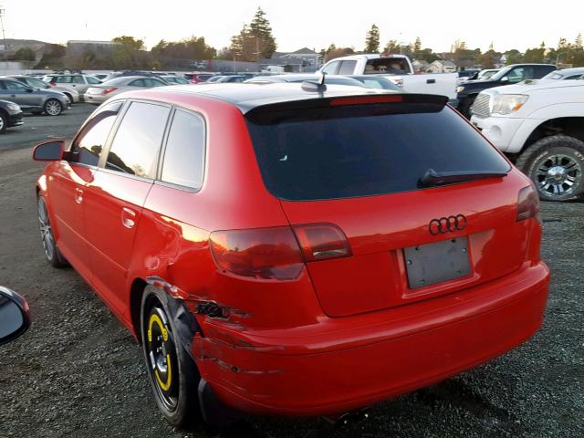 WAUMF78P26A170337 - 2006 AUDI A3 2.0 SPO RED photo 3