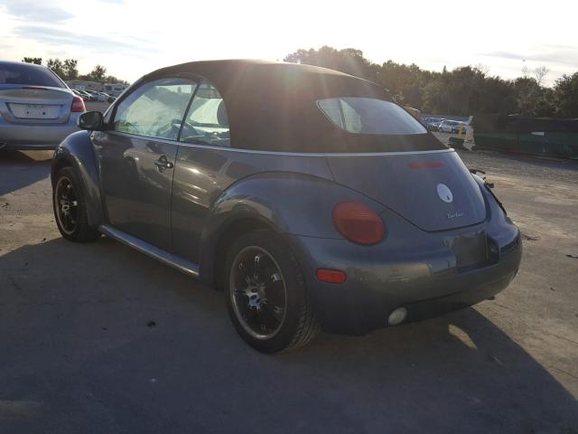 3VWCD21Y34M302965 - 2004 VOLKSWAGEN NEW BEETLE 灰色 照片 3