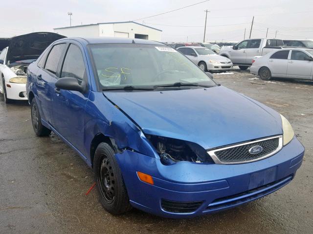 1FAFP34N45W211872 - 2005 FORD FOCUS ZX4 BLUE photo 1