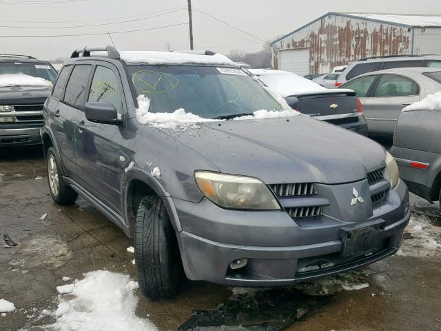 JA4LZ81F95U024702 - 2005 MITSUBISHI OUTLANDER GRAY photo 1