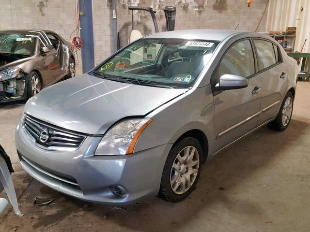 3N1AB6AP2AL633149 - 2010 NISSAN SENTRA 2.0 SILVER photo 2