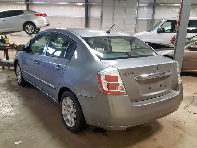 3N1AB6AP2AL633149 - 2010 NISSAN SENTRA 2.0 SILVER photo 3