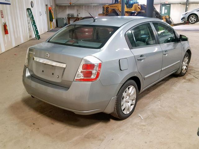 3N1AB6AP2AL633149 - 2010 NISSAN SENTRA 2.0 SILVER photo 4