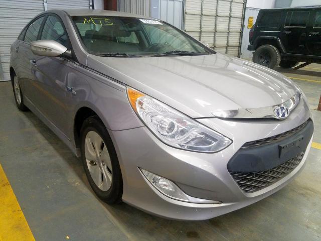 KMHEC4A49DA073370 - 2013 HYUNDAI SONATA HYB SILVER photo 1