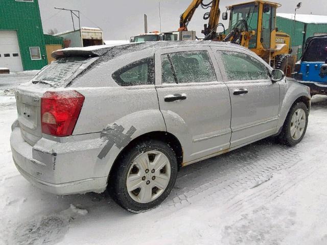 1B3HB48B67D147132 - 2007 DODGE CALIBER SX SILVER photo 4