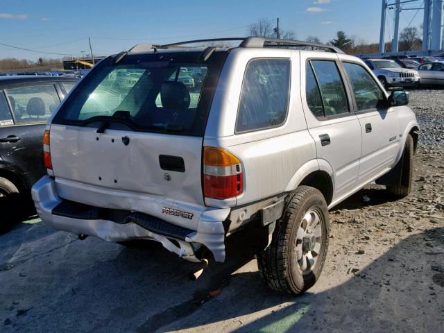 4S6CK58W914407129 - 2001 HONDA PASSPORT E SILVER photo 4