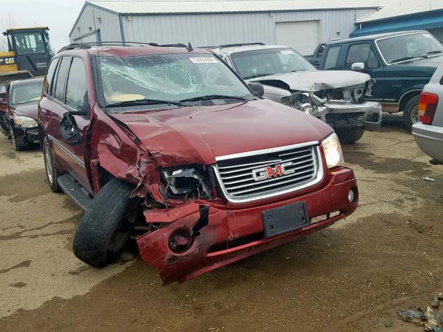 1GKDT13S872292933 - 2007 GMC ENVOY MAROON photo 1