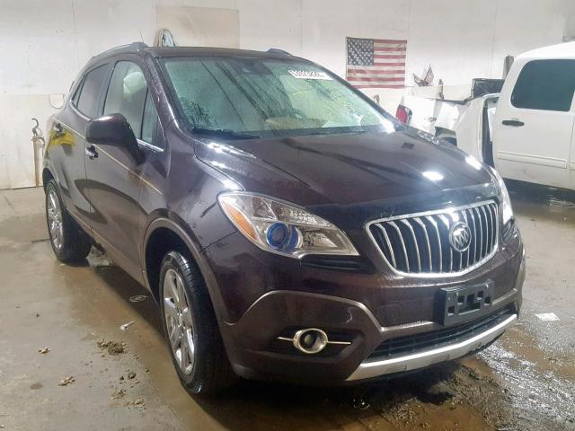 KL4CJDSB8DB165699 - 2013 BUICK ENCORE PRE BROWN photo 1