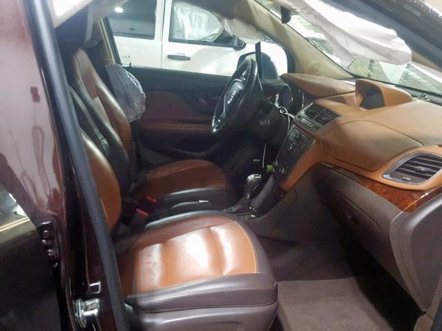 KL4CJDSB8DB165699 - 2013 BUICK ENCORE PRE BROWN photo 5