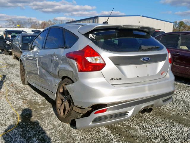 1FADP3L9XDL331073 - 2013 FORD FOCUS ST SILVER photo 3