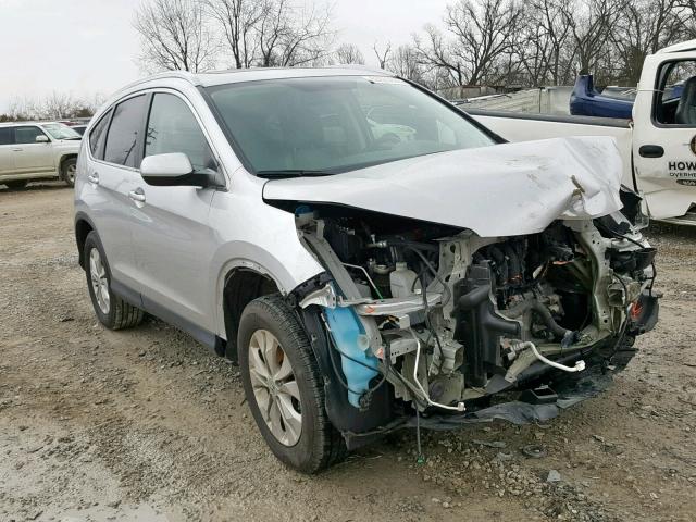 2HKRM4H70EH618451 - 2014 HONDA CR-V EXL SILVER photo 1