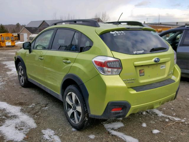 JF2GPBKC4EH330036 - 2014 SUBARU XV CROSSTR GREEN photo 3