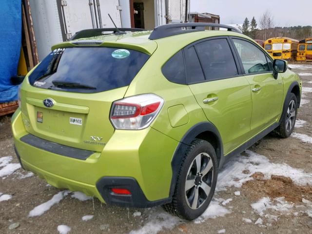 JF2GPBKC4EH330036 - 2014 SUBARU XV CROSSTR GREEN photo 4