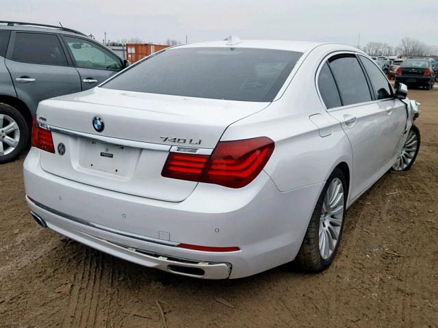 WBAYF4C54DD127569 - 2013 BMW 740 LXI WHITE photo 4