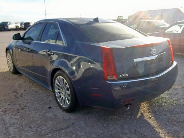 1G6DK5EV4A0101527 - 2010 CADILLAC CTS PERFOR BLUE photo 3