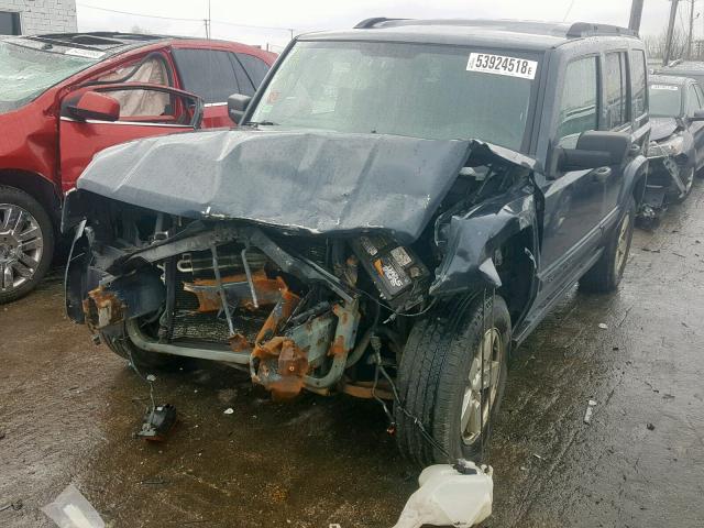 1J8HG48K36C343655 - 2006 JEEP COMMANDER Mavi foto 2