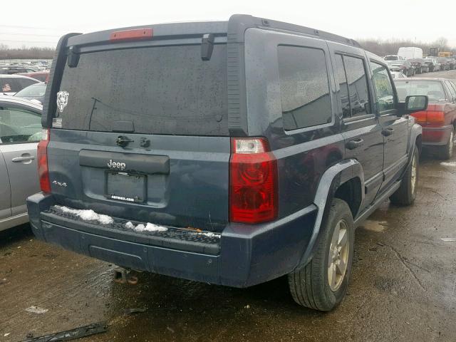 1J8HG48K36C343655 - 2006 JEEP COMMANDER Mavi foto 4