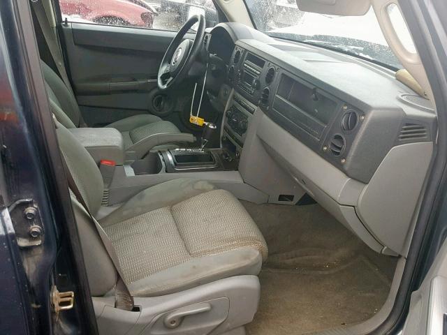 1J8HG48K36C343655 - 2006 JEEP COMMANDER Mavi foto 5