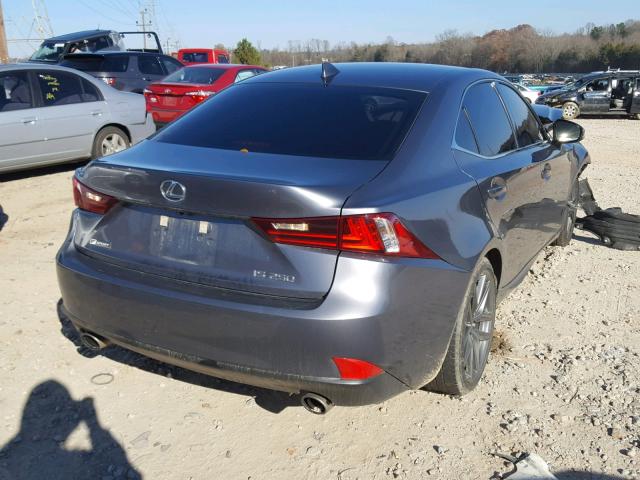 JTHBF1D2XF5071774 - 2015 LEXUS IS 250 SILVER photo 4