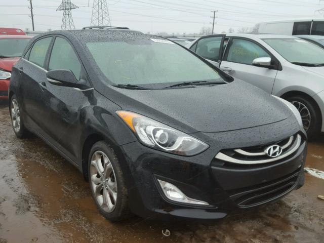 KMHD35LE3DU112072 - 2013 HYUNDAI ELANTRA GT BLACK photo 1