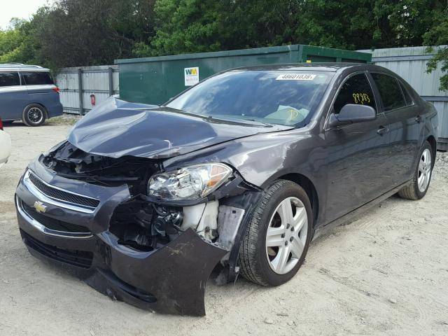 1G1ZB5E09CF267655 - 2012 CHEVROLET MALIBU LS გრაფიტი ფოტო 2