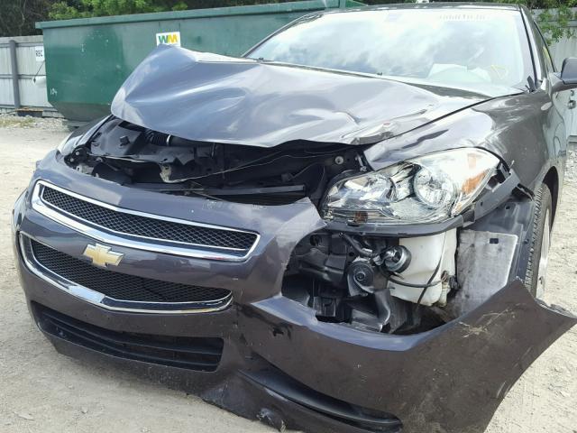 1G1ZB5E09CF267655 - 2012 CHEVROLET MALIBU LS გრაფიტი ფოტო 9