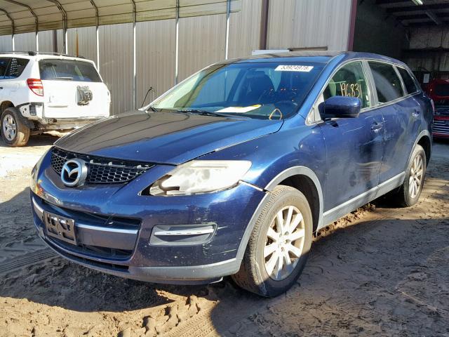 JM3TB28Y270117965 - 2007 MAZDA CX-9 BLUE photo 2