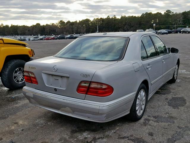 WDBJF65J1YB154951 - 2000 MERCEDES-BENZ E 320 SILVER photo 4