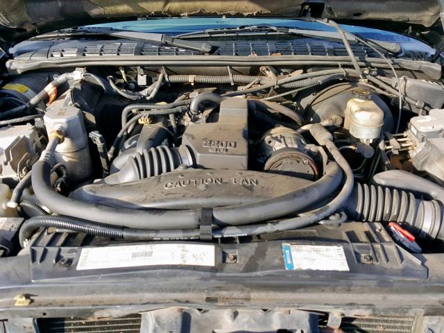 1GTCS195XY8261323 - 2000 GMC SONOMA BLACK photo 7