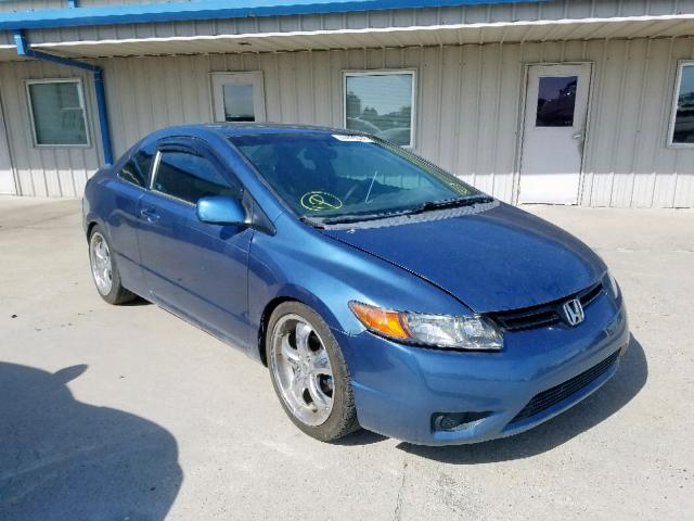 2HGFG12806H537620 - 2006 HONDA CIVIC EX BLUE photo 1