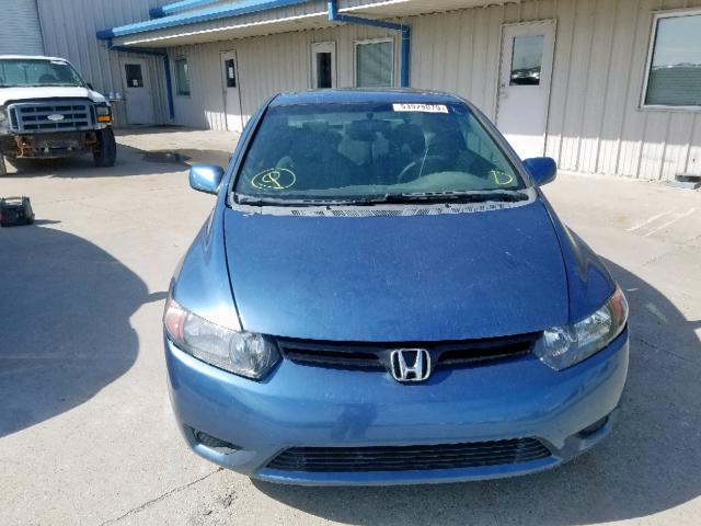 2HGFG12806H537620 - 2006 HONDA CIVIC EX BLUE photo 10