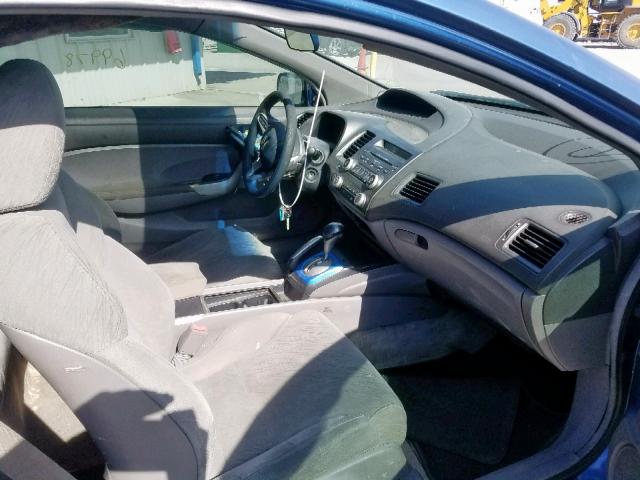 2HGFG12806H537620 - 2006 HONDA CIVIC EX BLUE photo 5