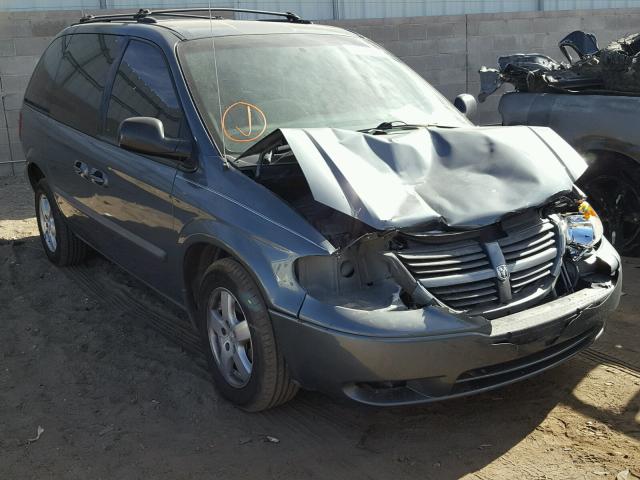 1D4GP45R76B574264 - 2006 DODGE CARAVAN SX BLUE photo 1