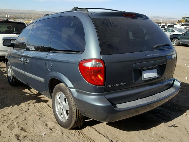 1D4GP45R76B574264 - 2006 DODGE CARAVAN SX BLUE photo 3