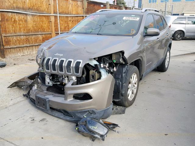 1C4PJMCB9GW255530 - 2016 JEEP CHEROKEE L GOLD photo 9