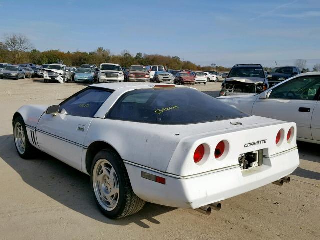 1G1YY238XL5104990 - 1990 CHEVROLET CORVETTE WHITE photo 3