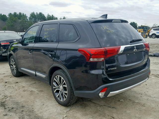 JA4AD3A39JJ002287 - 2018 MITSUBISHI OUTLANDER BLACK photo 3