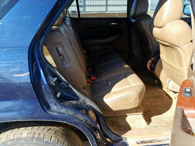 2HNYD18753H509851 - 2003 ACURA MDX TOURIN BLUE photo 6