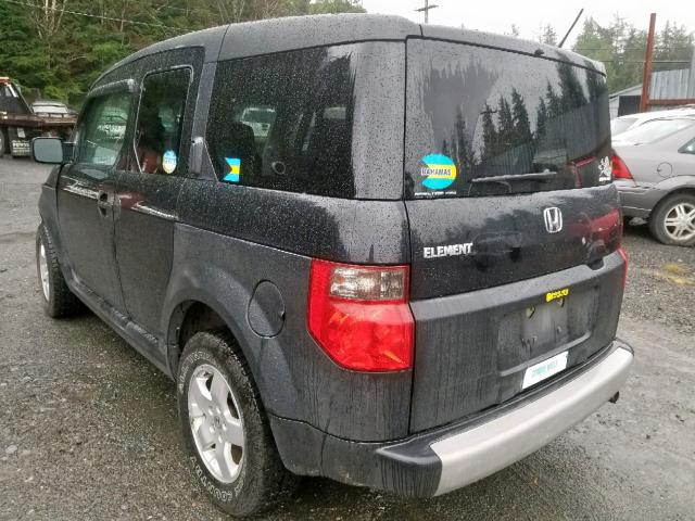 5J6YH28695L030744 - 2005 HONDA ELEMENT EX BLACK photo 3