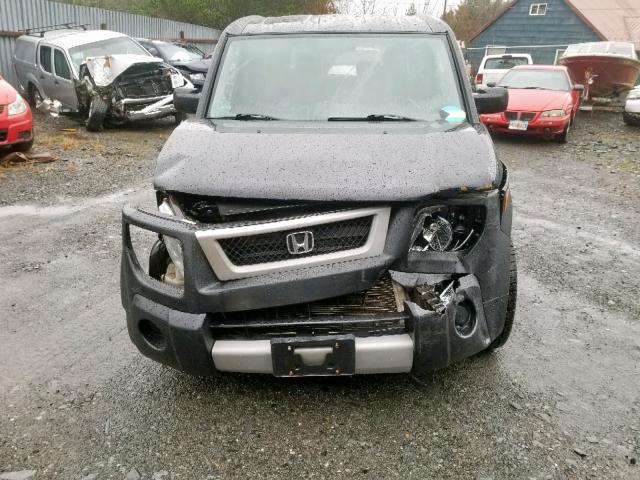 5J6YH28695L030744 - 2005 HONDA ELEMENT EX BLACK photo 9