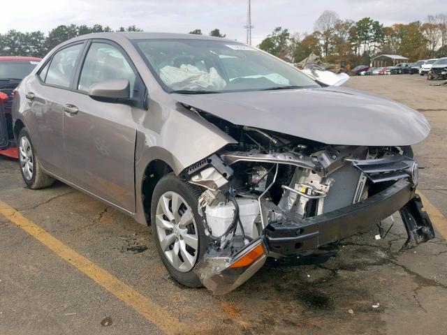 2T1BURHEXGC686761 - 2016 TOYOTA COROLLA L GRAY photo 1