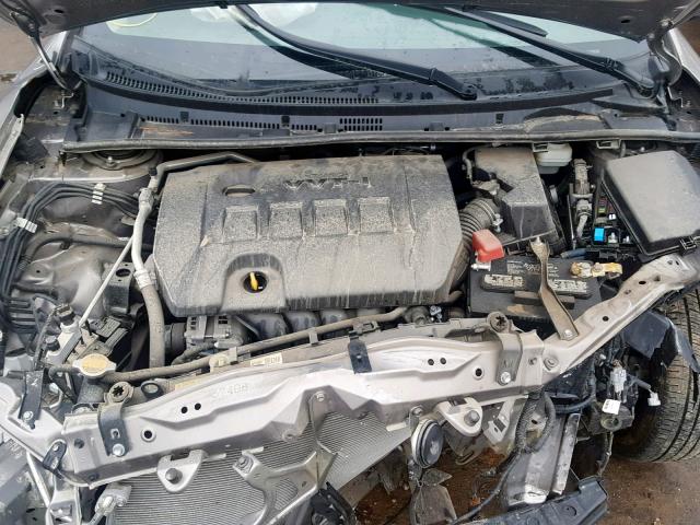 2T1BURHEXGC686761 - 2016 TOYOTA COROLLA L GRAY photo 7