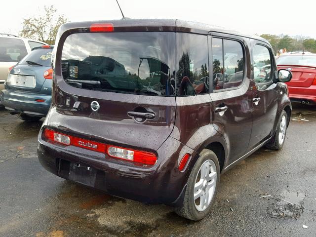 JN8AZ2KR4BT214447 - 2011 NISSAN CUBE BASE PURPLE photo 4