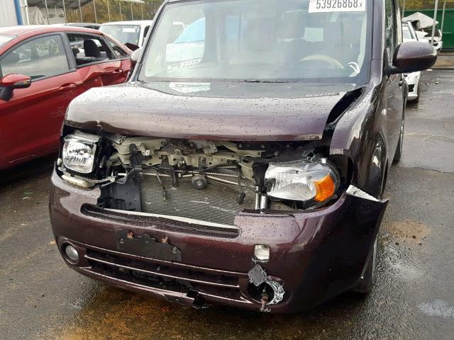 JN8AZ2KR4BT214447 - 2011 NISSAN CUBE BASE PURPLE photo 9