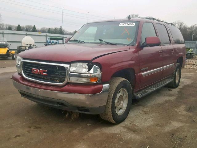 1GKFK16Z26J137562 - 2006 GMC YUKON XL K RED photo 2