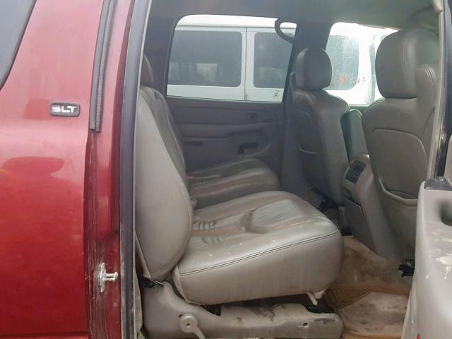 1GKFK16Z26J137562 - 2006 GMC YUKON XL K RED photo 6