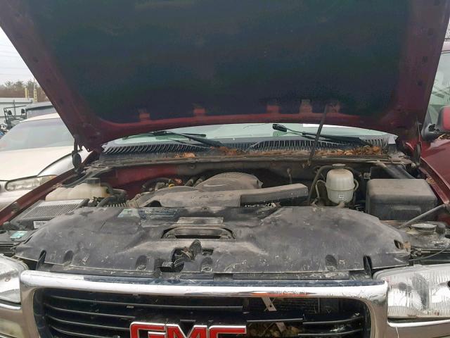 1GKFK16Z26J137562 - 2006 GMC YUKON XL K RED photo 7