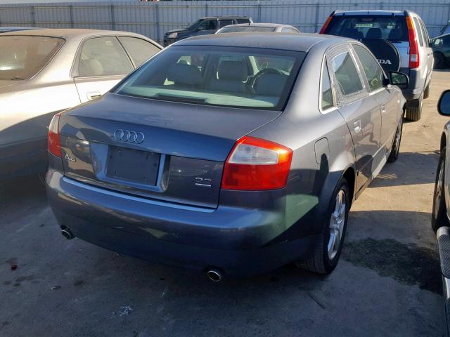 WAULT68E52A264560 - 2002 AUDI A4 3.0 QUA GRAY photo 4