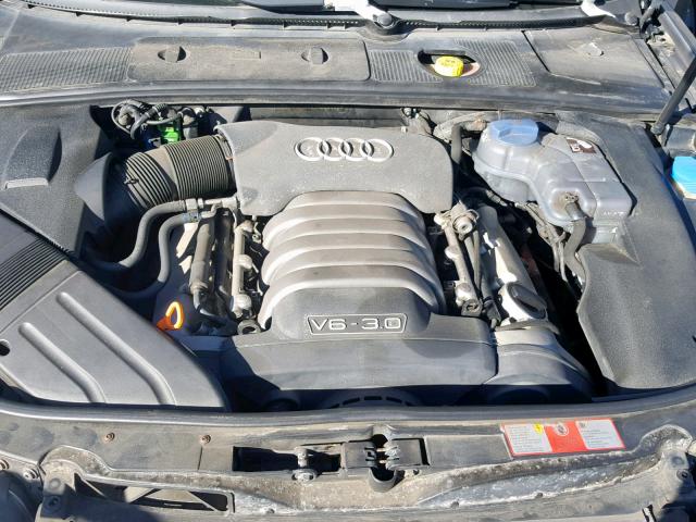 WAULT68E52A264560 - 2002 AUDI A4 3.0 QUA GRAY photo 7