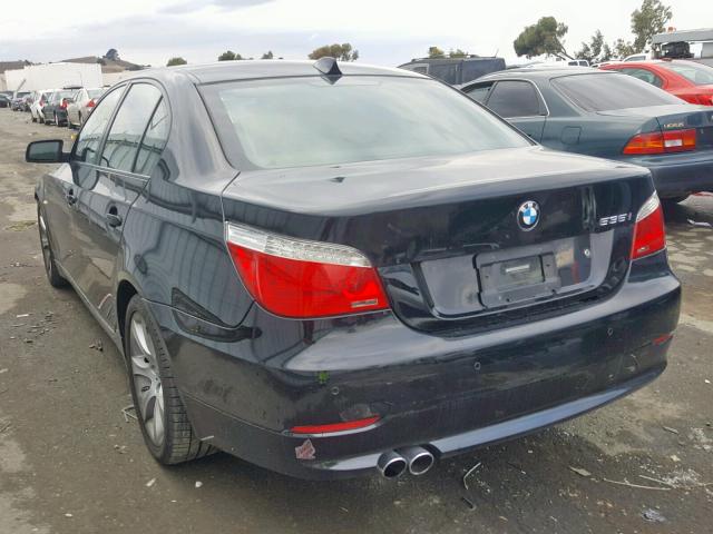 WBANW13598CZ73452 - 2008 BMW 535 I BLACK photo 3